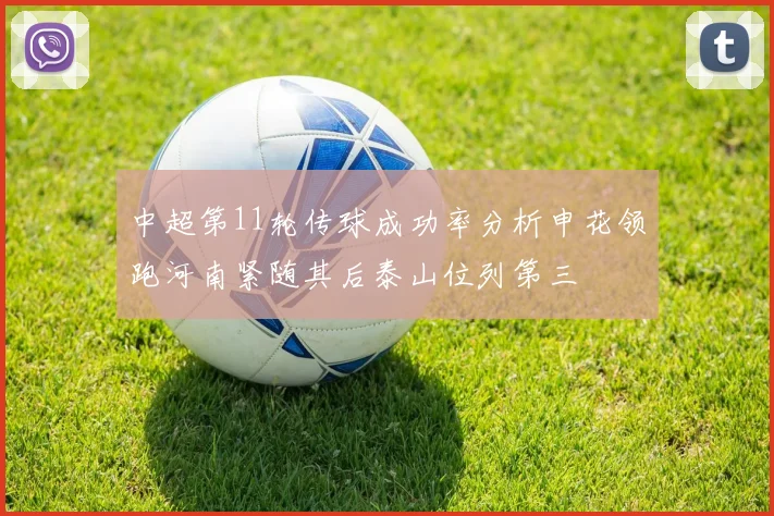 中超第11轮传球成功率分析申花领跑河南紧随其后泰山位列第三